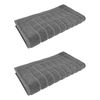 2x Bas Phillips Valencia Zero Twist Collection Cotton Bath Mat 48 X 78cm Cloud