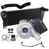 Upgrade Billet Turbo Charger With 70mm Intercooler & Hose And Genuine Oil Feed Pipe For Ford Everest Ua 2.2l 2015 Onwards
