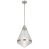 Telbix Harnon Modern Pendant Hanging Lamp Light Metal Glass Nickel Matte