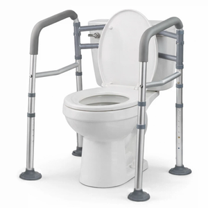 Altus Adjustable Toilet Safety Rails Folding Toilet Riser With Handles