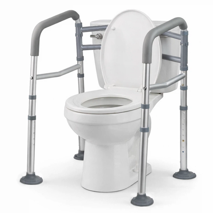 Altus Adjustable Toilet Safety Rails Folding Toilet Riser With Handles