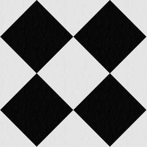 Smart Home Products 305 x 305mm Black & White Diamond Heritage Vinyl Tile - 1.86m² Per Pack