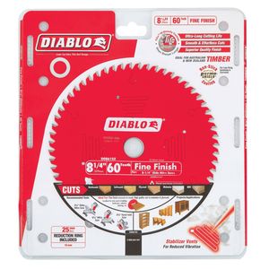 Diablo 209mm 60T Fine Finish Saw Blade