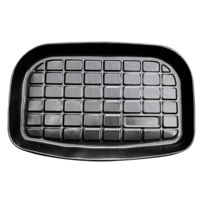Tesla Model Y 2022-2025Carbon Fiber Style Heavy Duty Toolbox Luggage Tray Cargo Mat