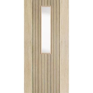 Woodcraft Doors 2040 x 820 x 40mm Frost Safety Entrance Door BOSD15