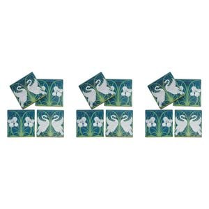 3x 4pc LVD Porcelain Coasters William Morris Home/Kitchen Decor 10cm Square