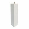 Adoored 73 x 73 x 360mm White Square Pine Furniture Leg