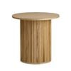 Oikiture Coffee Table Side End Tables Natural