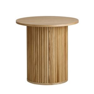 Oikiture Coffee Table Side End Tables Natural