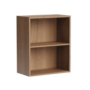 Kaboodle 400-499mm Cajun Oak Customisable Wall Open Shelf