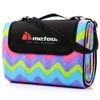 METEOR 200x180cm Foldable Picnic Mat Neon Waves