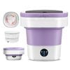 Catzon Portable Washing Machine 12L Mini Laundry 3 Modes with Spin Basket-Purple