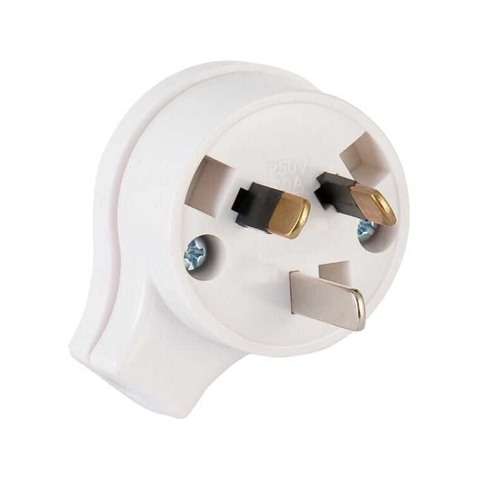 DETA 10A White Side Entry Plug Top