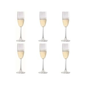 Tonic 6 Piece Flute Wine Glass Set 240ml Cellar