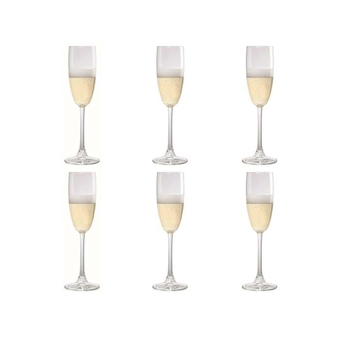 Tonic 6 Piece Flute Wine Glass Set 240ml Cellar
