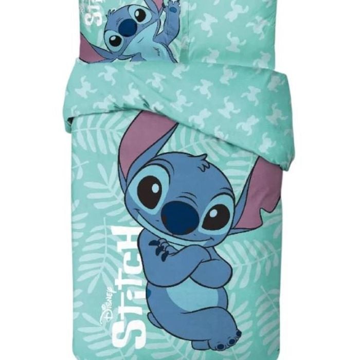 Disney Lilo & Stitch Ohana Dream Cotton Quilt Cover Set - Single Bed Size
