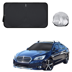 Front Windscreen Sun Shade for Subaru Liberty 2015 - 2020 6GEN - Standard 150 x 85 cm - Black