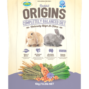 Vetafarm Rabbit Origins Completely Balanced Diet Vet-Formulated 6kg