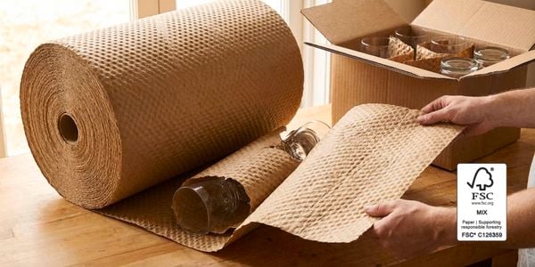 Warp & Move -  Brand Page Side By Side Banner - Paper Bubble No Tape