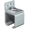 Cowdroy Nickel Plated Industro Single Track Wall Mount Bracket