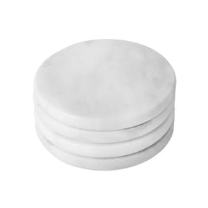 Davis & Waddell Nuvolo Marble Set Of 4 Coasters