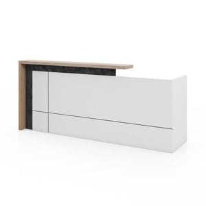 180cm Reception Desk Counter Desks- Right
