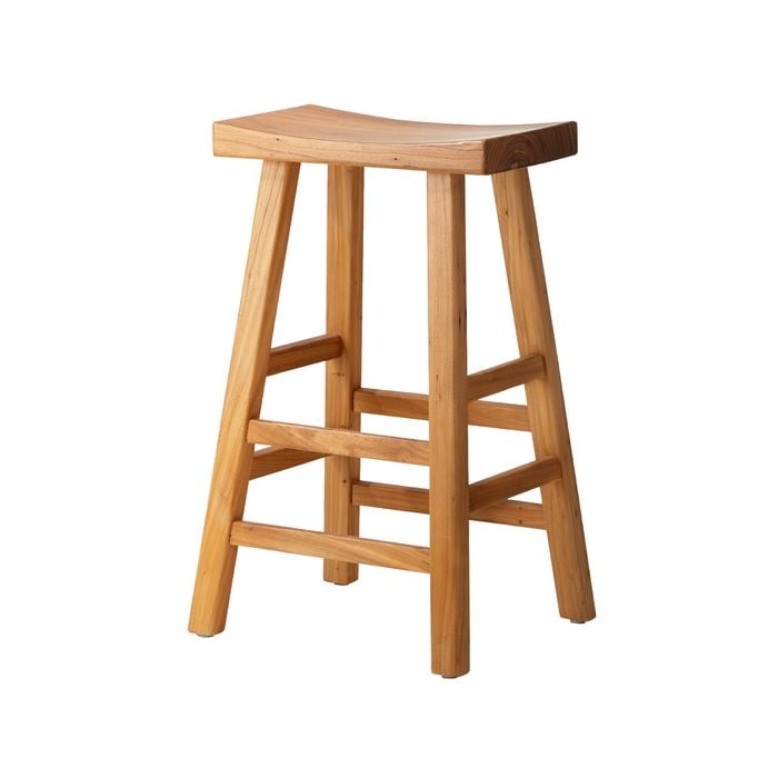 Oikiture Bar Stools Kitchen Stool Wooden Chairs Barstools Natural