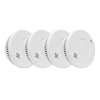 Family Shield 10 Year Photoelectric Wireless Inter-Connected Smoke Alarm – 4 Pack