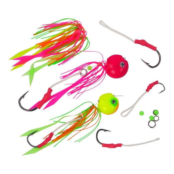 Finesse Kabura Jig Assist Skirts, Rigging Pack