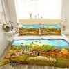 3D Farm Animals 222 Bedding Set Pillowcases Quilt Duvet Cover Set Queen King