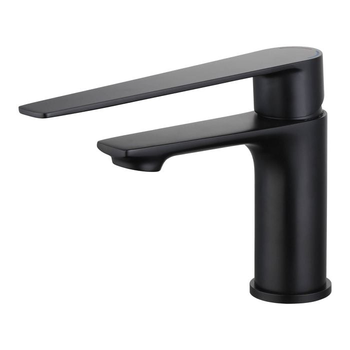evekare Matte Black Extended Lever Basin Mixer