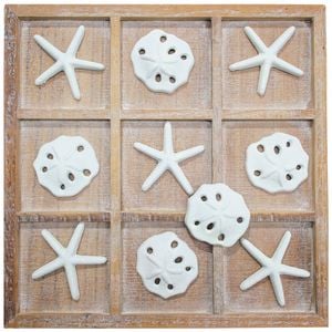LVD Tictactoe Coastal Decorative Home Decor Ornament Statue 36x36cm
