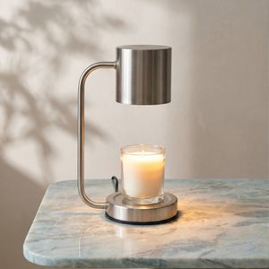 Cadence & Co. Lume Candle Warmer Lamp Nickel