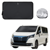 Front Windscreen Sun Shade for Toyota Granvia 2019 - Current - XL 160 x 100 cm - Black