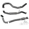 Ignite Exhausts Turbo Back For Nissan Gu Patrol 2.8l Td Wagon 3" Hotdog Raw Aluminised Steel
