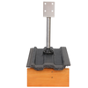 Roof Extenda S400 Stainless Steel Bracket With Black Flexatile Package