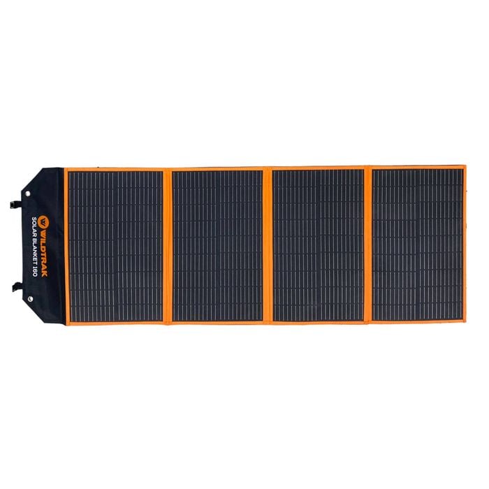 Wildtrak Folding Solar Blanket Efte Coated With Stand Portable Efficient 160w