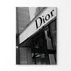 Black Fashion Store Print 100% Australian Made 150x100cm (Stretched Canvas)