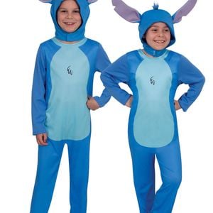 Lilo And Stitch Kids Blue Disney Movie Character Costume - 3-5