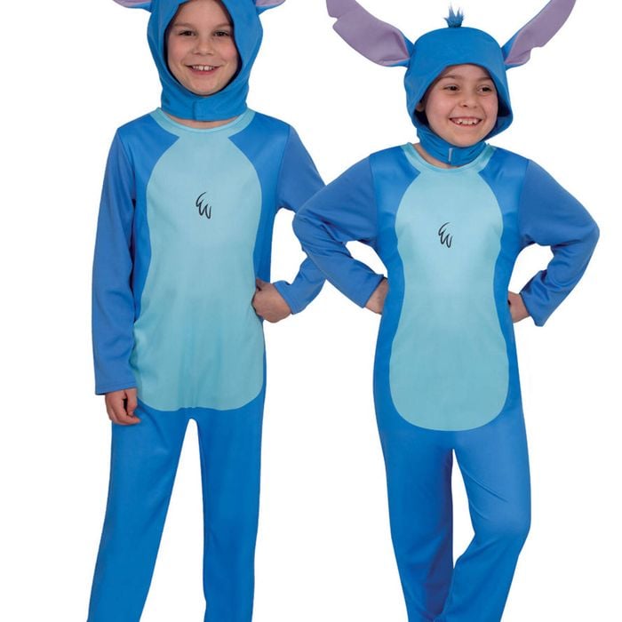 Lilo And Stitch Kids Blue Disney Movie Character Costume - 3-5