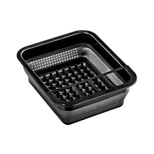 Madesmart Small Carbon Collapsible Dish Rack 37.2x32.1x7cm