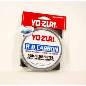 Yo Zuri H.D Carbon 30yds Clear Fluorocarbon Fishing Leader 40lb