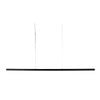 Oriel Lighting Shard Slimline Tricolour LED Pendant Light Black 1500cm