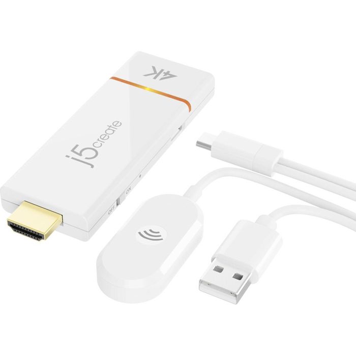J5create Screencast Wireless 4k Hdmi Phone/laptop Casting Display Adapter