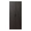 European Cabinetry Classic Nordic Ash Square Black Stockholm Storage Cupboard