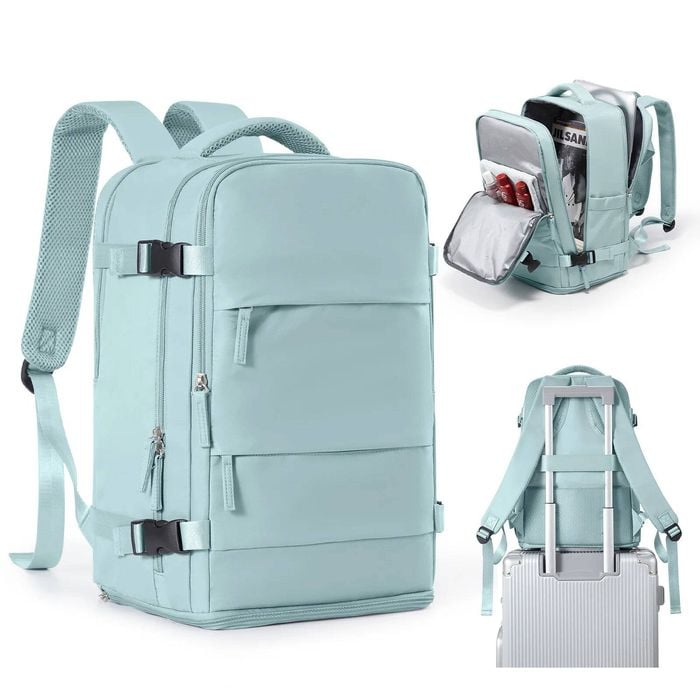 NNEOBA Waterproof Backpack Air Cushion Support Blue
