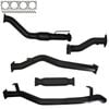 Ignite Exhausts Turbo Back For Toyota Landcruiser 79 Series V8 S/cab 3" Cat & Hotdog 409 Grade Stainless Steel
