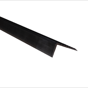 Rapid 43.2 x 23 x 1.5mm x 2m Black Aluminium Stair Nosing