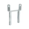 Sunrise Flat Roller Bracket Twin Stem - 6" (150mm), 17mm - Rbfts6