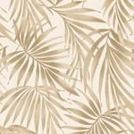 Graham & Brown 52cm x 10m Sand Elegant Leaves Wallpaper